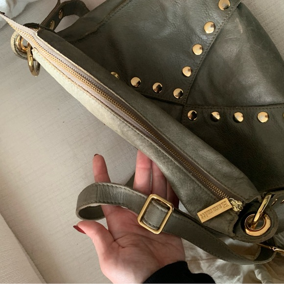 Hammit Handbag Green with Gold Hardware - Picture 6 of 6